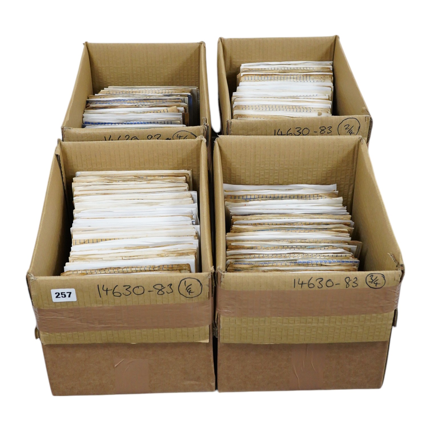 Four boxes of 7 inch singles, all on the London label, artists include; Johnny and the Hurricanes, Fats Domino, Duane Eddy, Paul Evans, Sandy Nelson, Bobby Vee, Ray Peterson, Carole King, Ricky Nelson, the Everly Brother